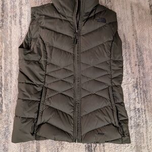 The North Face Women's Dark Green Quilted Vest
